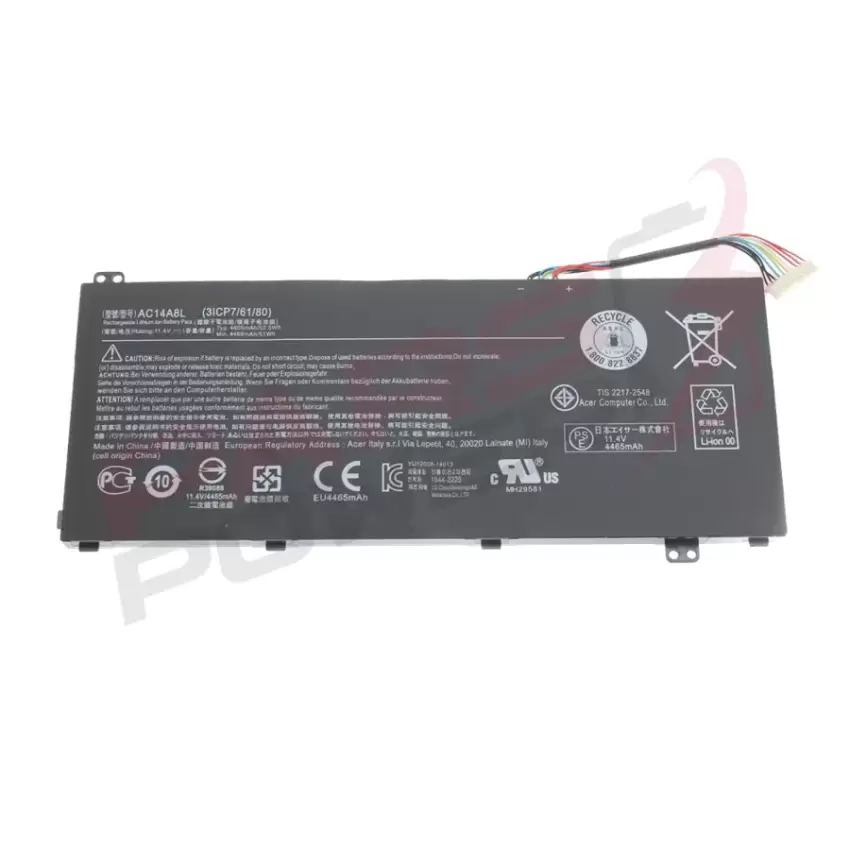 Acer Aspire AC14A8L, 3ICP7/61/80 Batarya - Pil