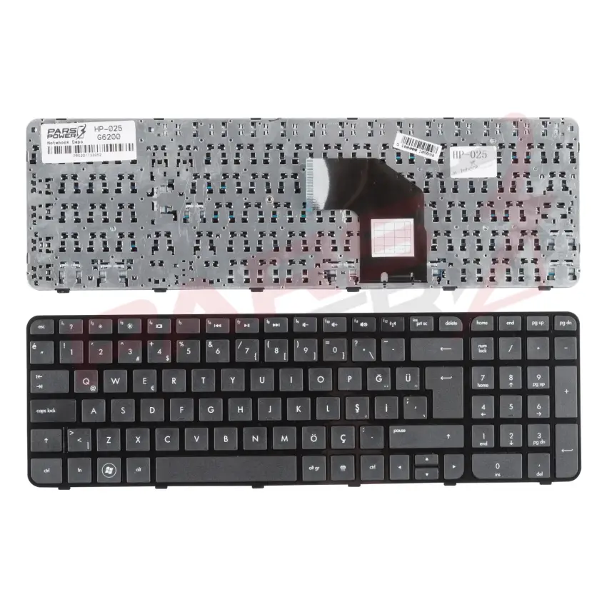 HP MP-11M83US-920W, C9M12PAAB2 Notebook Klavye (Siyah TR)
