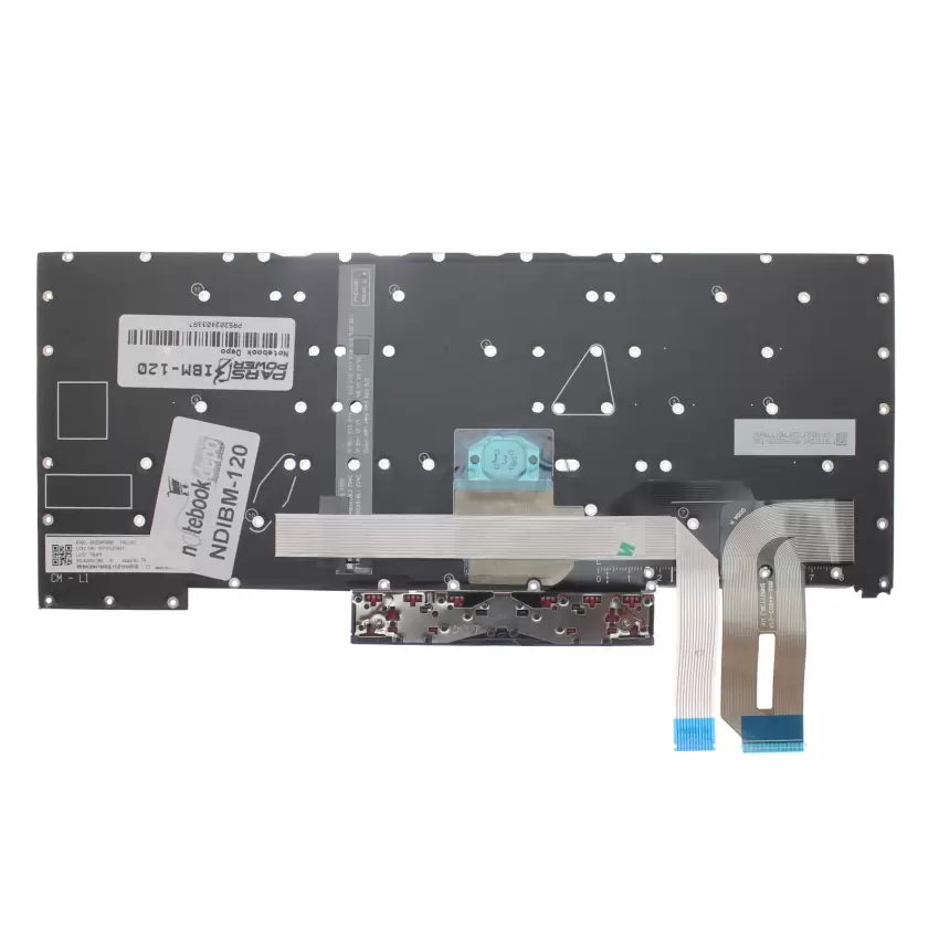 Lenovo Thinkpad 20QVCTO1WW, 20QVCTO1W2 Uyumlu Klavye Işıklı (Siyah TR)