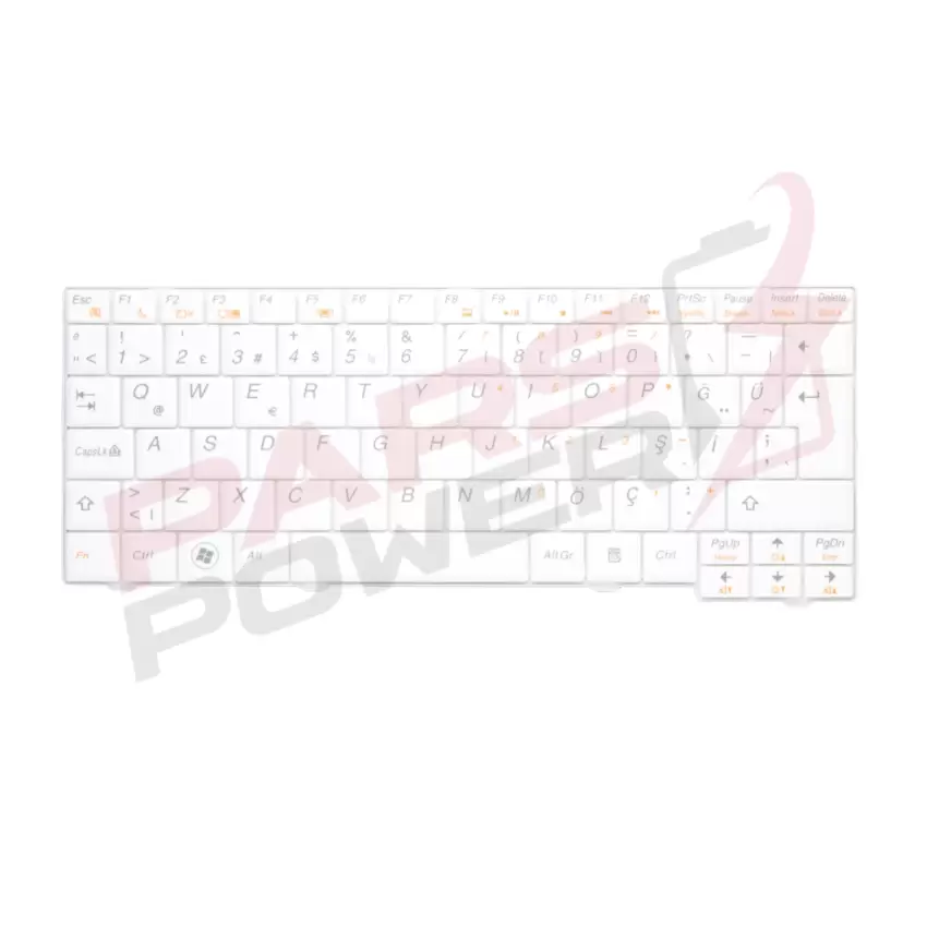 Lenovo ideaPad PK1308H3A40, PK1308H3A64 Klavye (Beyaz TR)