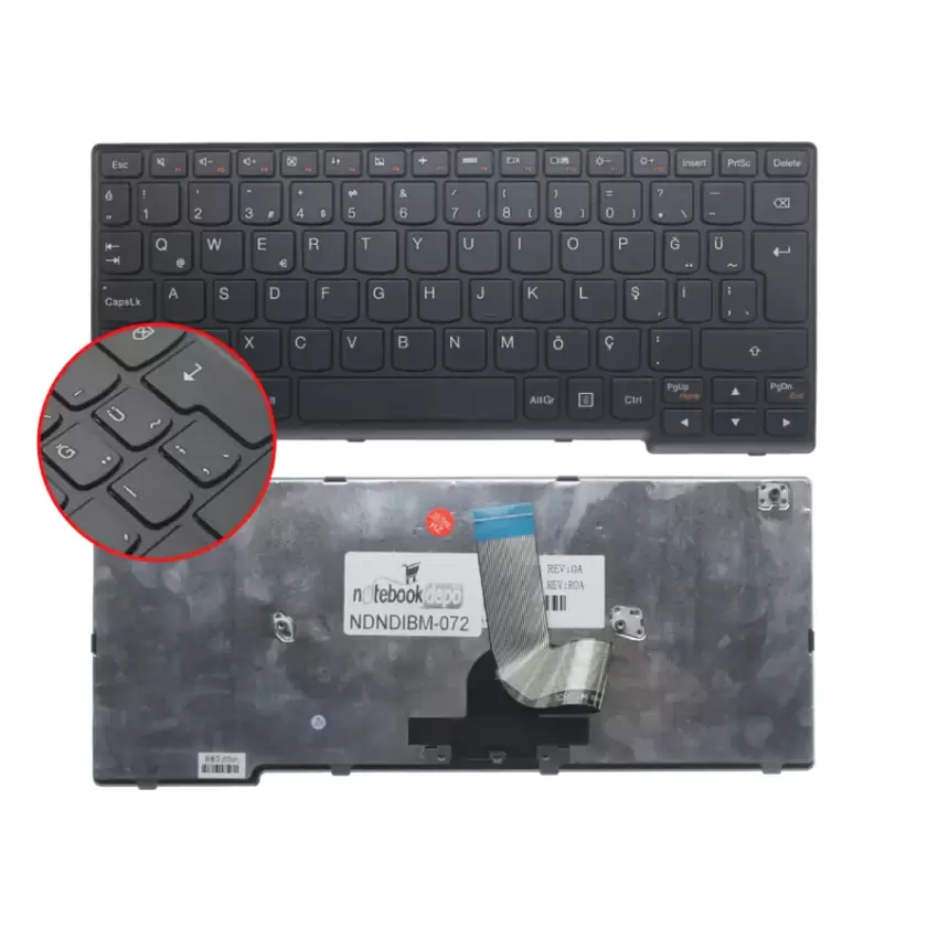 Lenovo ideaPad Yoga 11S Type 20246 Klavye (Siyah TR)