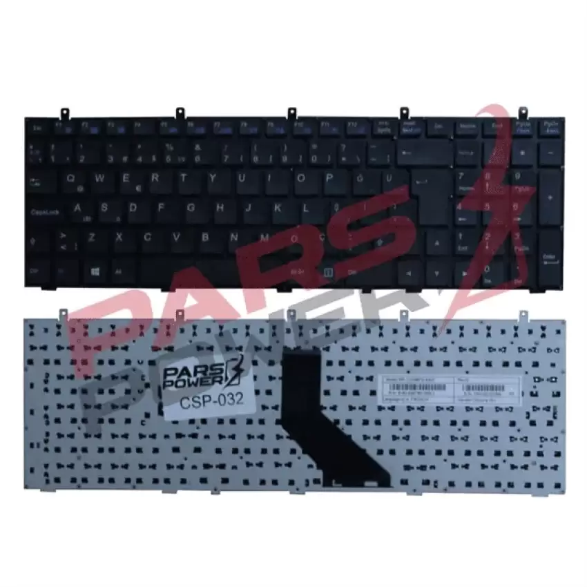 Monster Abra A5 V1.1, Abra A7 V1.1 Notebook Klavye (Siyah TR)