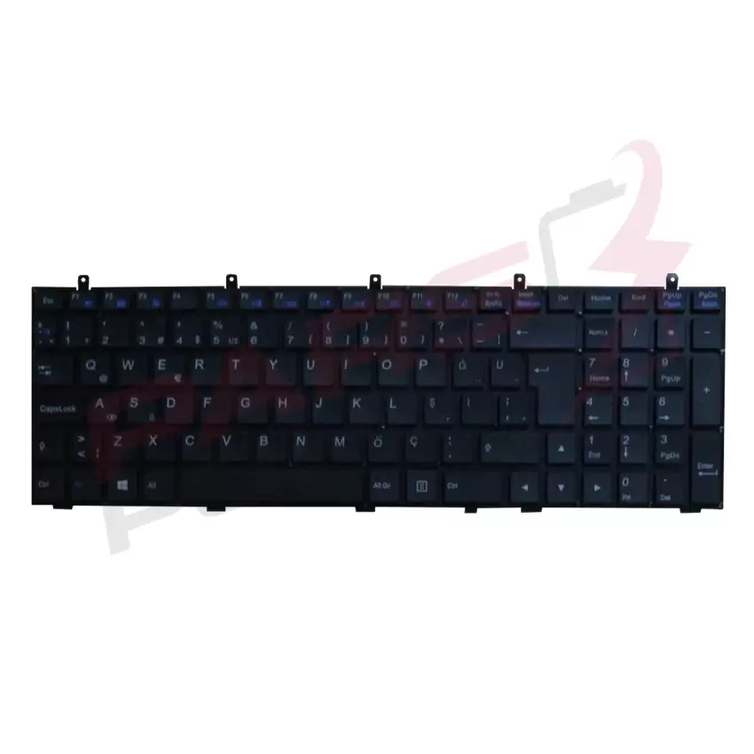 Monster Abra A5 V1.1, Abra A7 V1.1 Notebook Klavye (Siyah TR)