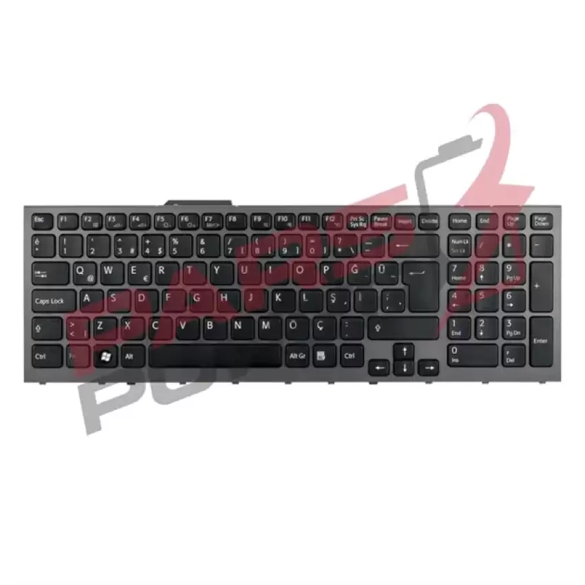 Sony Vaio VPCF13Z8E, VPCF13Z8R Klavye (Siyah TR)