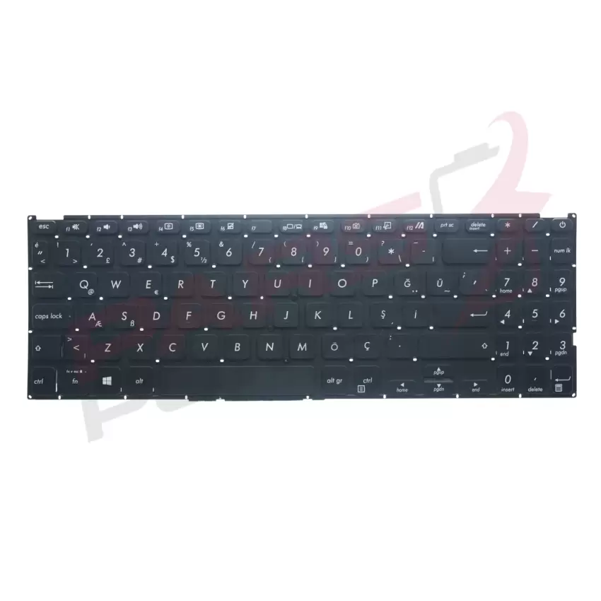 Asus D509DJ-BR224T, D509DJ-EJ119 Klavye (Siyah TR)