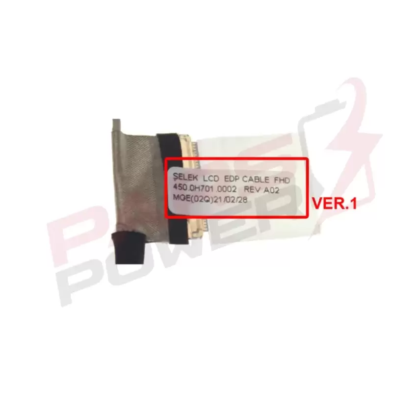 Dell G3 15 3590-6B75D128F81C Lcd - Ekran Data Flex Kablo