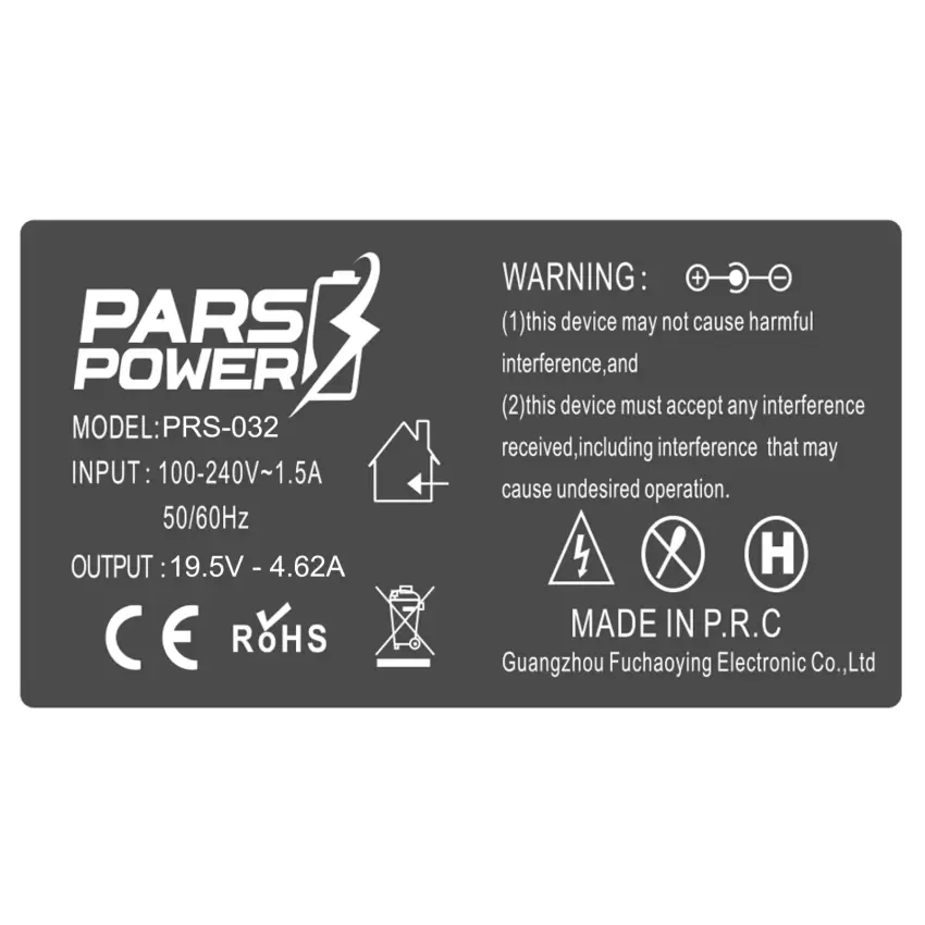 Pars Power PRS-032 90W 19.5V 4.62A (7.4*5.0mm) ADAPTÖR