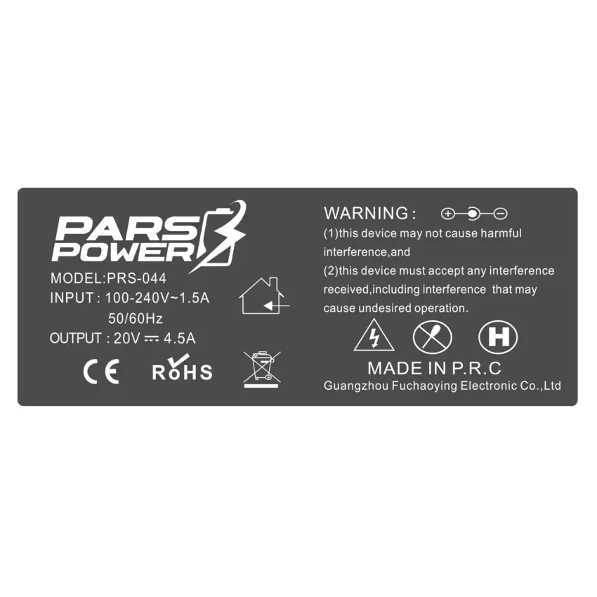 Pars Power PRS-044 90W 20V 4.50A (USB) ADAPTÖR