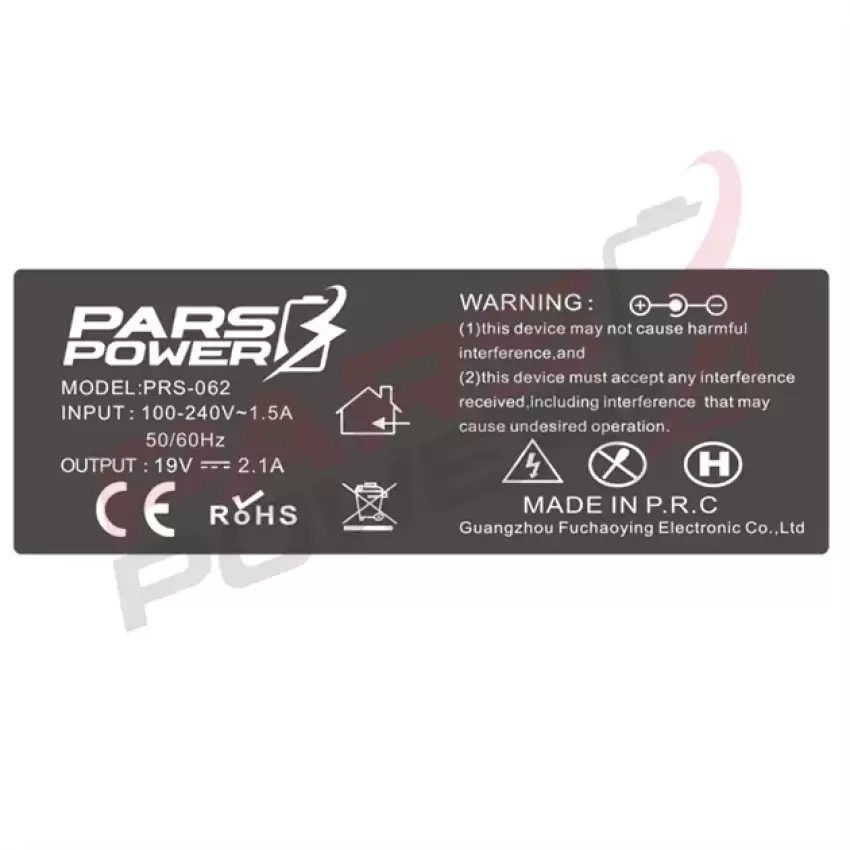 Pars Power PRS-062 40W 19V 2.1A (3.0*1.1mm) ADAPTÖR