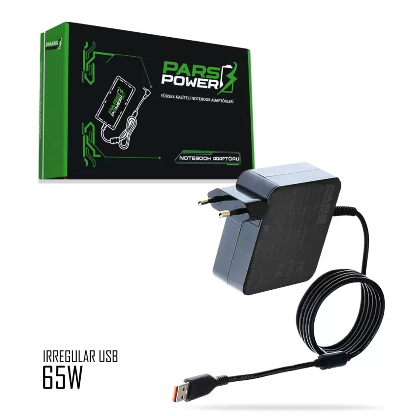 Pars Power PRS-081 65W 20V 3.25A (Irreguler USB) ADAPTÖR