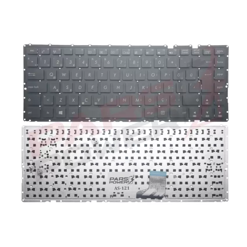 Asus K401UB, K401UQ, U4000 Klavye (Siyah TR)