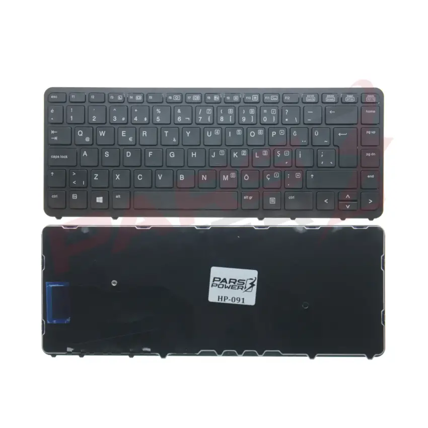 HP EliteBook 840 G2 L2W81AW, N6Q34EA Notebook Klavye (Siyah TR)