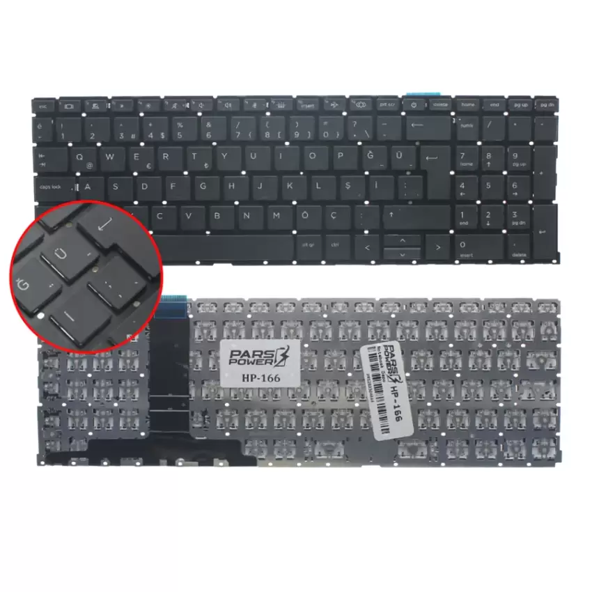 HP ProBook 450 G8 (2X7X2EA03) Klavye (Siyah TR)
