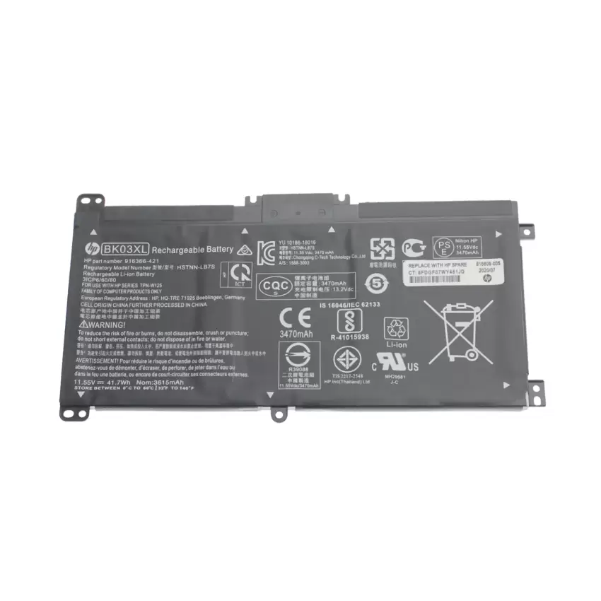 HP Pavilion x360 TPN-W125 Batarya - Pil