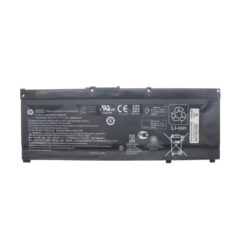 Hp Pavilion Gaming 17-CD0013NT 7DQ21EA Batarya - Pil