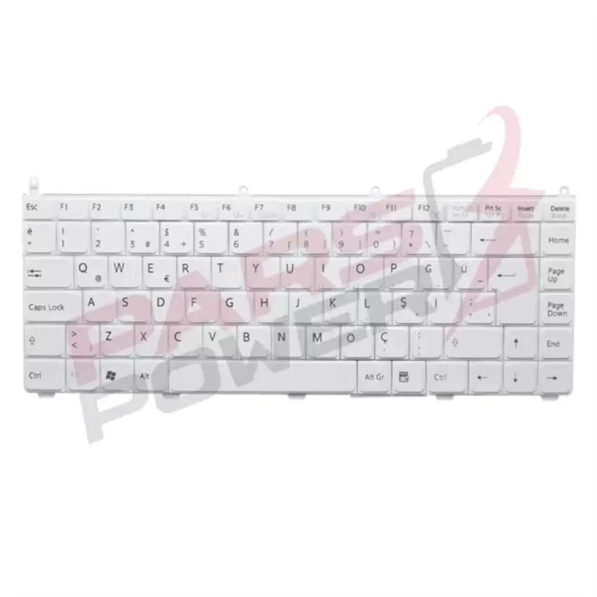 Sony Vaio PCG-7R1M, PCG-7R2L, PCG-7R2M Notebook Klavye (Beyaz TR)