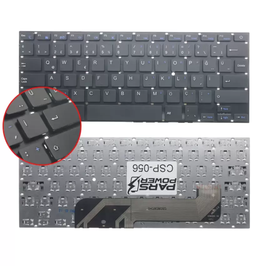 Hometech HTbook N1401A Klavye (Siyah TR)