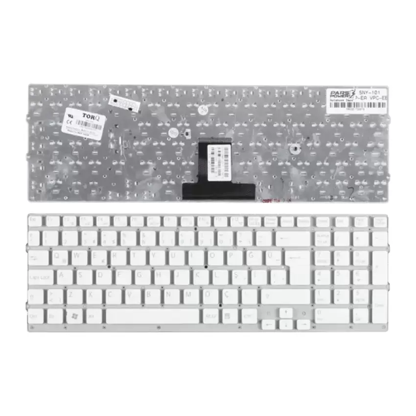 Sony MP-09L26TQ-8861, A-1766-426-A, PCG-71313L Notebook Klavye (Beyaz TR)