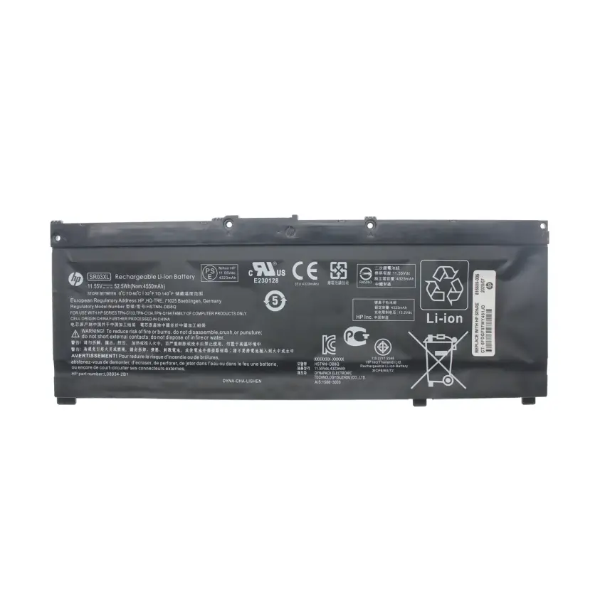 HP Pavilion-OMEN L08934-1B1, L08855-855 Batarya - Pil