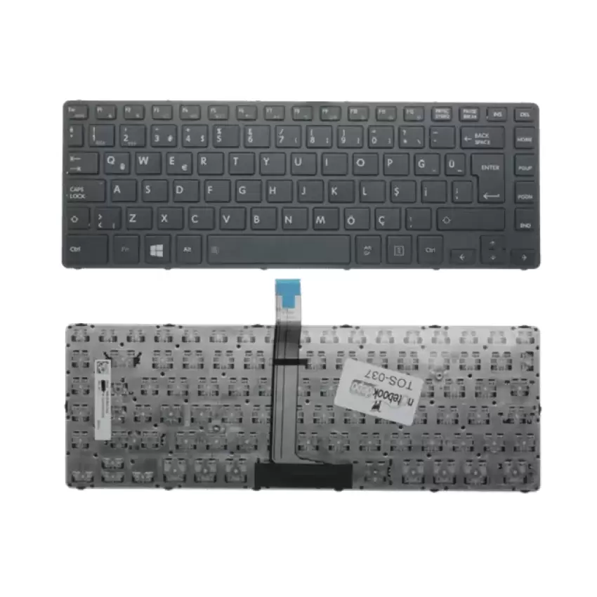 Dynabook Tecra A30-G, A30T-G Serisi Klavye (Siyah TR)