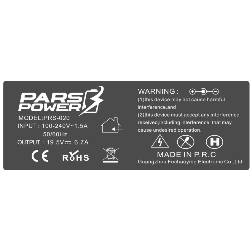 Pars Power PRS-020 130W 19.5V 6.7A (7.4*5.0mm) ADAPTÖR