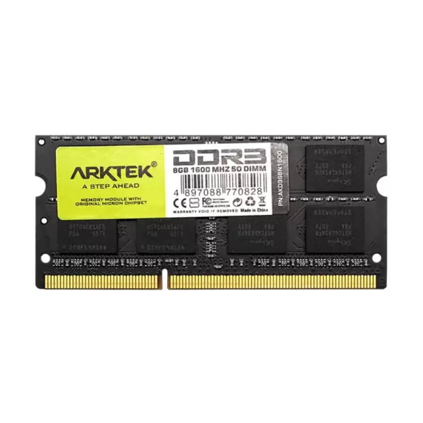 ARKTEK AKD3S8N1600 DDR3 8GB 1600MHz Notebook Ram