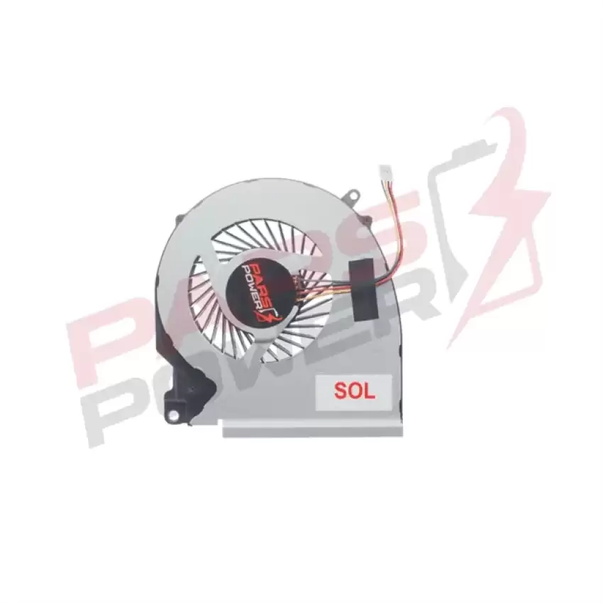 Dell inspiron 15-7557 P57F, P57F002 Cpu-Gpu Fan - İşlemci Fanı