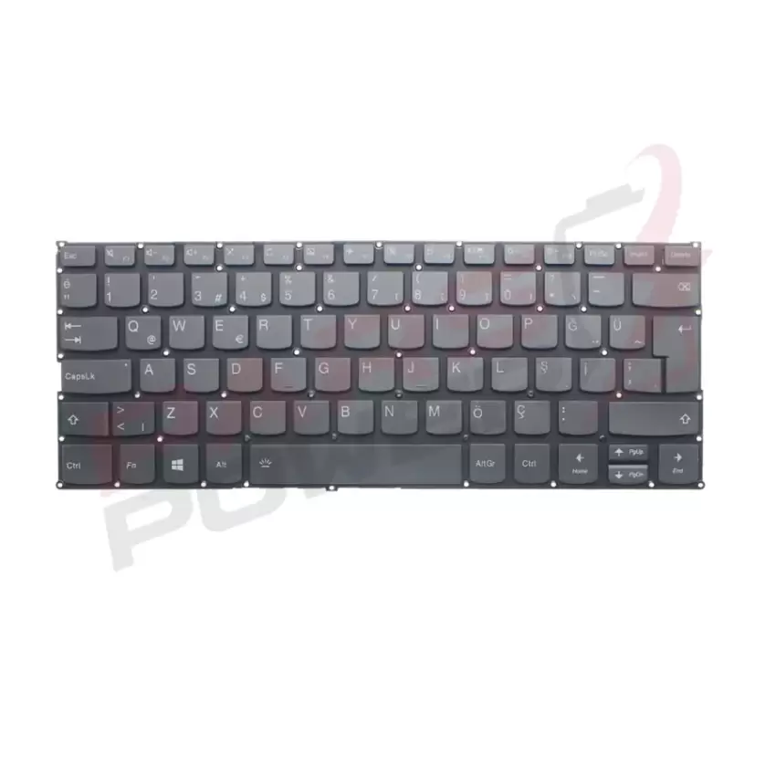 Lenovo Yoga PD4SB SN20Q40748 Klavye Işıklı (Füme TR)