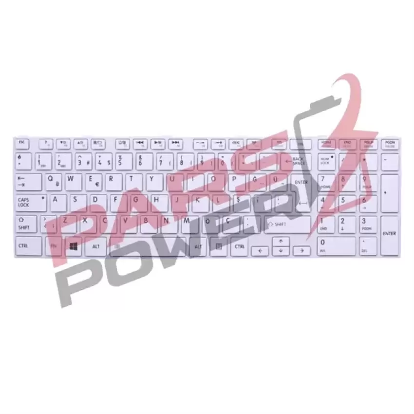 Toshiba Satellite L50-A-11M, L50-A-11N, L50-A-11Q Klavye (Beyaz TR)