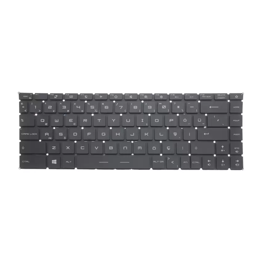 Msi GE66 Raider 12UGS-033TR Klavye Işıklı (Siyah TR)