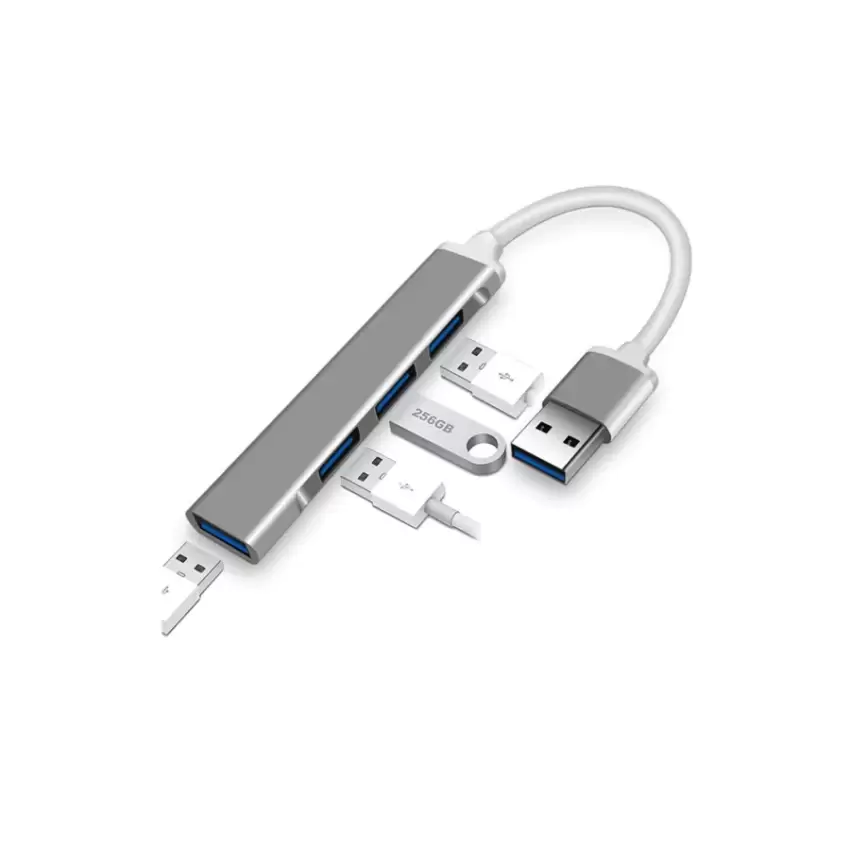 Steep Solid Ultra Slim 4 Port USB 3.0 Hub Çoklayıcı - Çoğaltıcı (Metal)