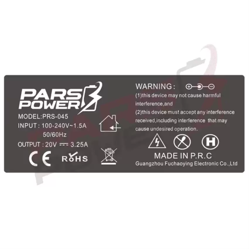 Pars Power PRS-045 65W 20V 3.25A (4.0*1.7mm) ADAPTÖR