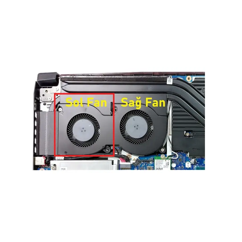 Acer Aspire 7 A715-42G-R593, A715-42G-R6CU Uyumlu Cpu - Gpu Fan Ver.1