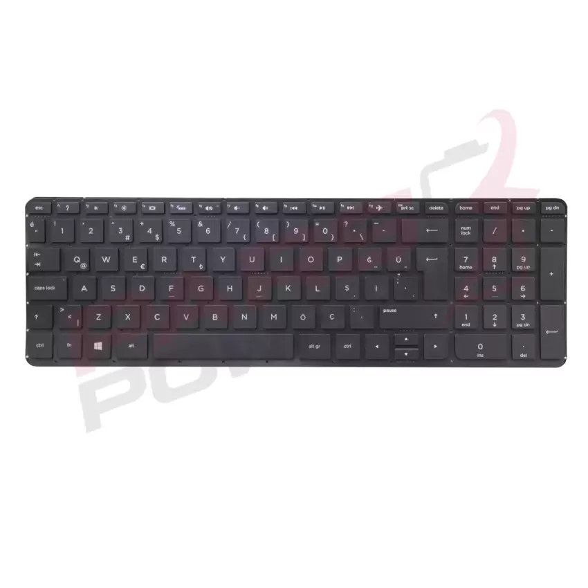 HP Pavilion 15-p208nt, 15-p209nt, 15-p210nt Notebook Klavye (Işıklı TR)