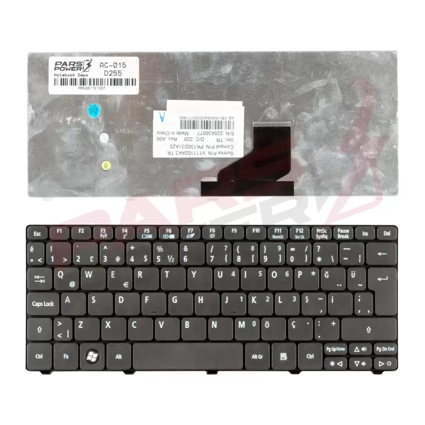 Packard Bell PAV70, PAV80, ZA8, ZE6, ZE7, ZH9 Notebook Klavye (Siyah TR)