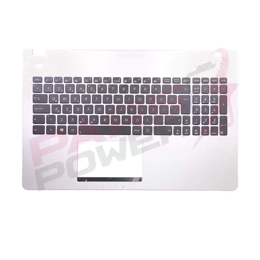 Asus N56, G56, G56JR Klavye Kasalı Işıklı (Siyah TR)