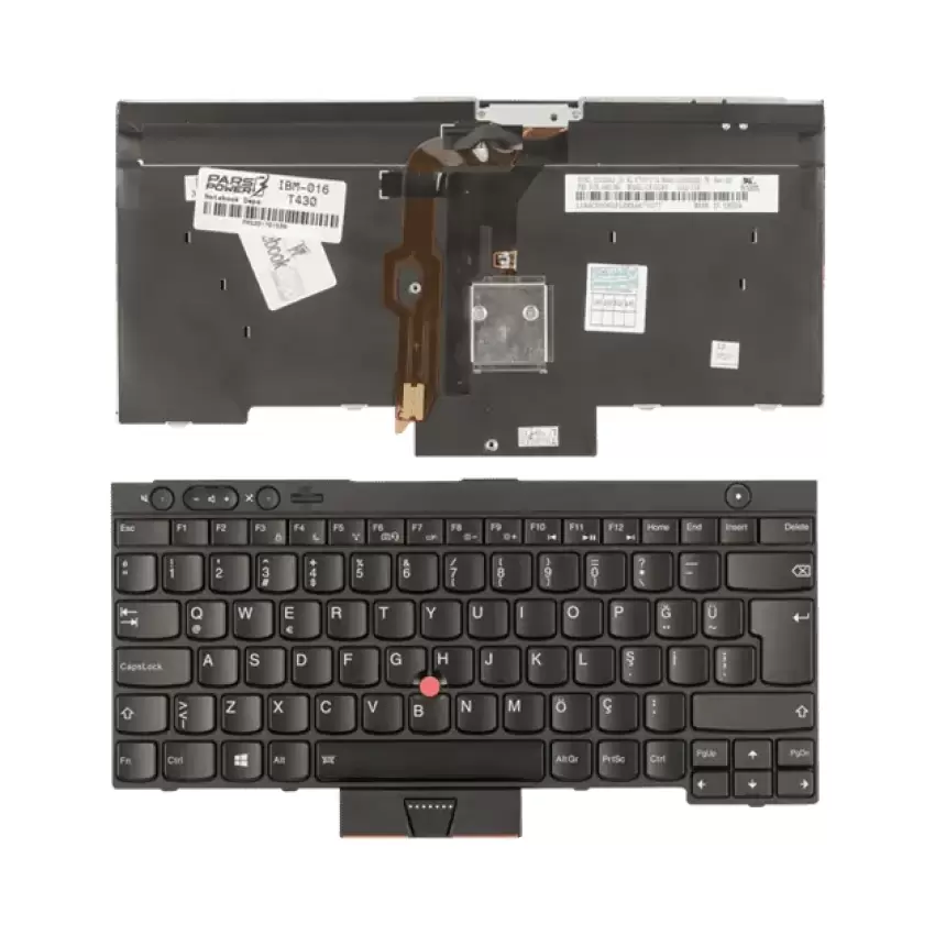 Lenovo ThinkPad T430, L430, L530 Klavye (Siyah TR)