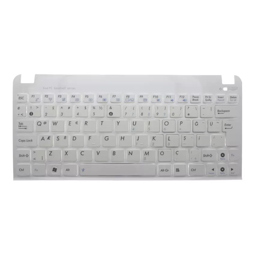 Asus Eee PC 1018P-WHI153S, 1025C-WHI006B Notebook Klavye (Beyaz - Çerçeveli TR)