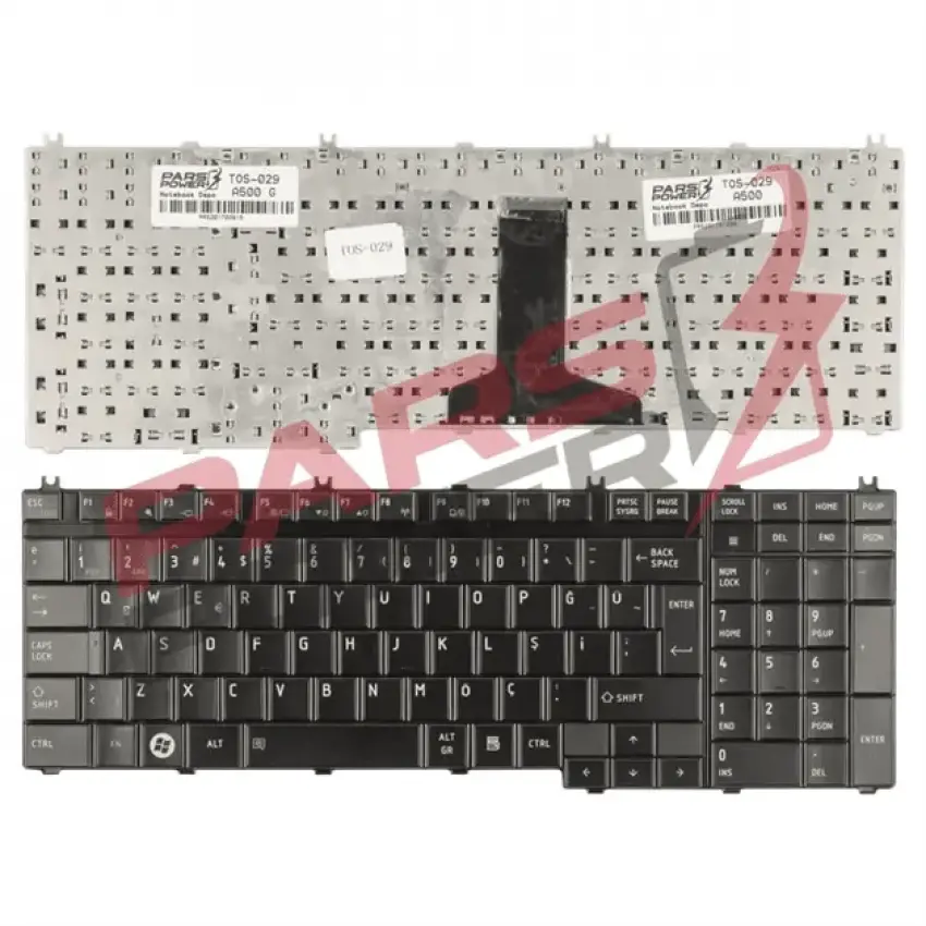 Toshiba Satellite L500-1EG, L500-1EH Notebook Klavye (Siyah TR)