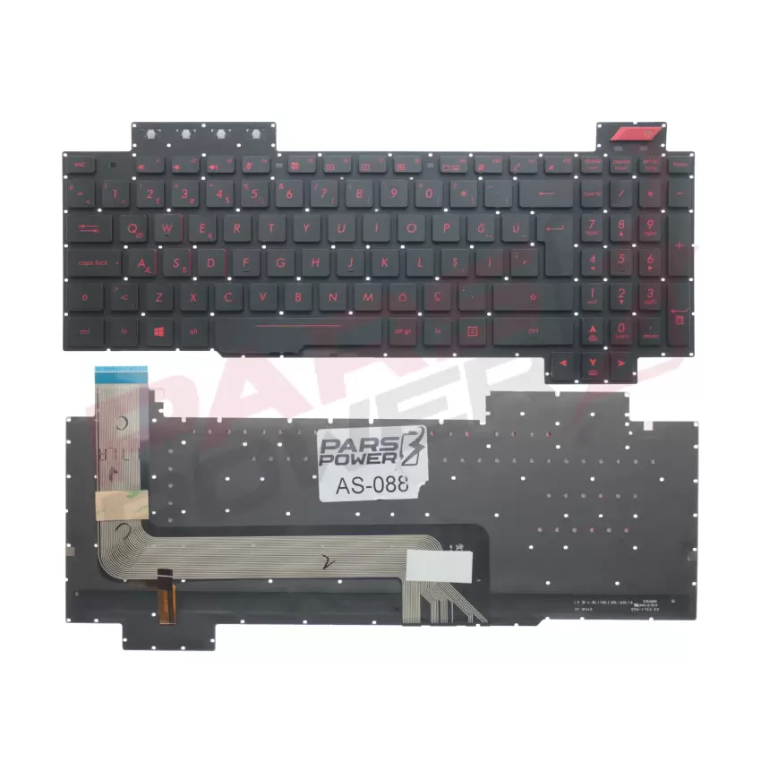 Asus ROG FX503VD-DM104 Klavye Işıklı (Siyah TR)