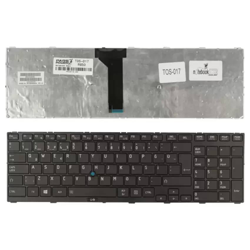 Toshiba Tecra R950-1QL Notebook Klavye (Siyah TR)