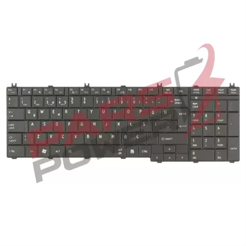 Toshiba Satellite L750-1LK, L750-1LL Notebook Klavye (Siyah TR)