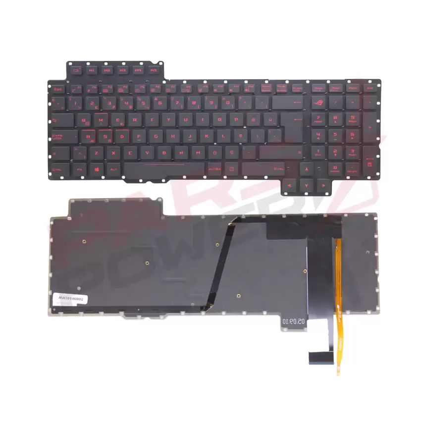 Asus ROG G752VS-GC273T Notebook Klavye Işıklı (Siyah TR)