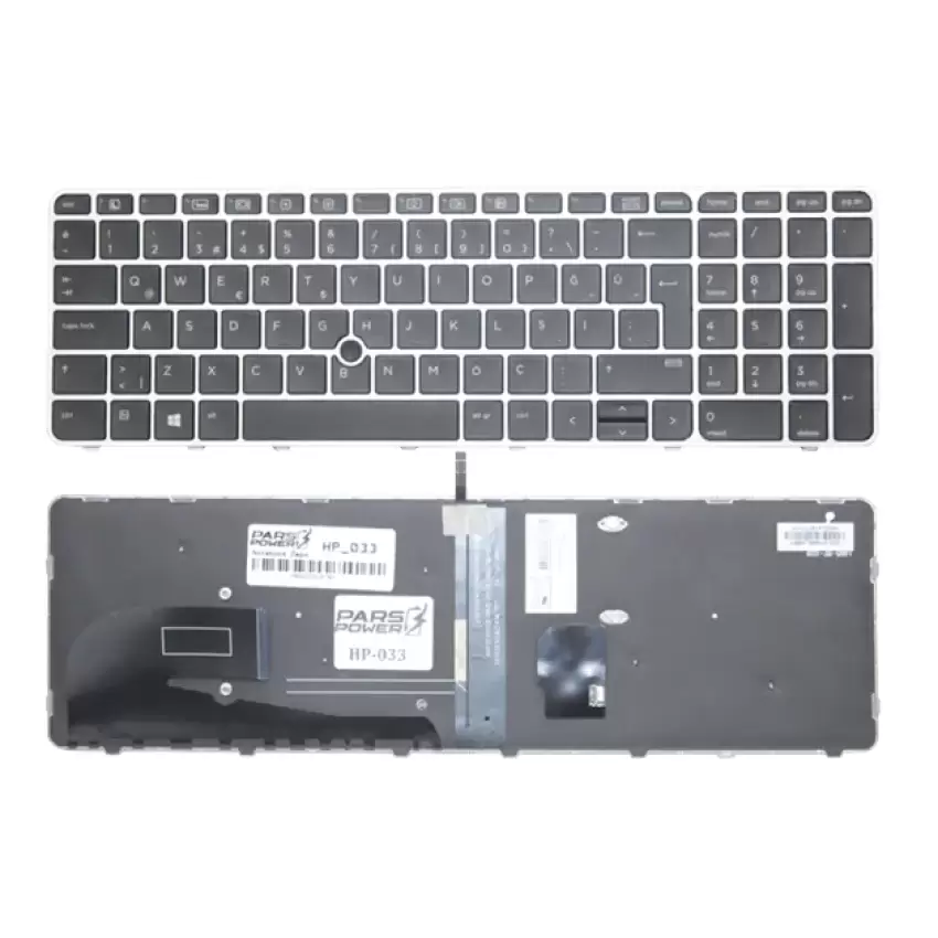 HP EliteBook SN9145PS, SG-81110-XUA Notebook Klavye Işıklı (Siyah TR)