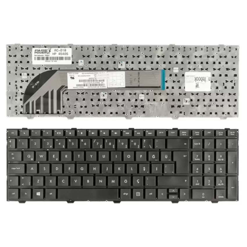 Hp 676504-141, 677045-141, 683491-141 Notebook Klavye (Siyah TR)