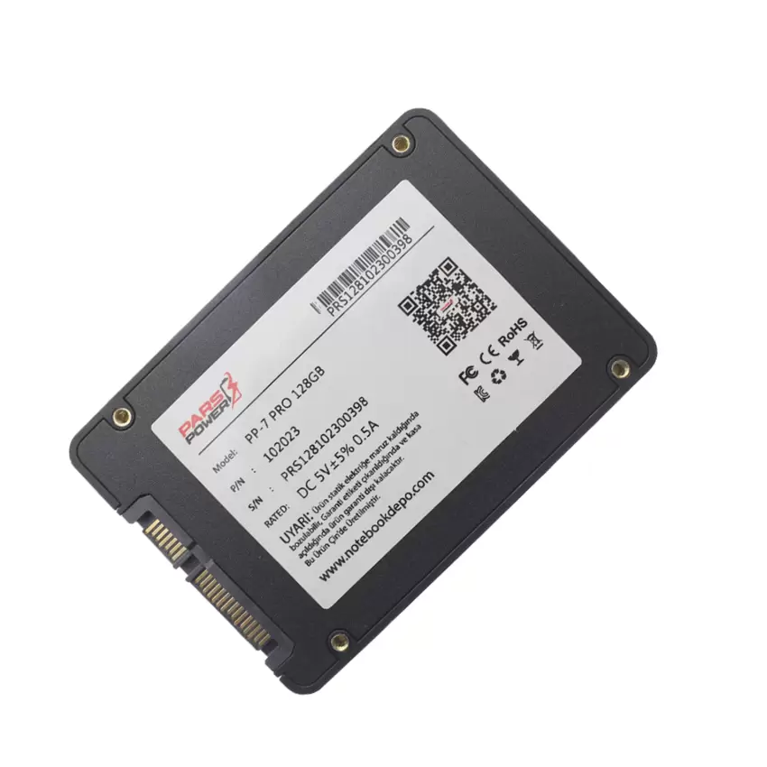 PARS POWER 2.5 PP-7 PRO 120GB - 128GB 3D Nand (500/450) SATA 3.0 SSD