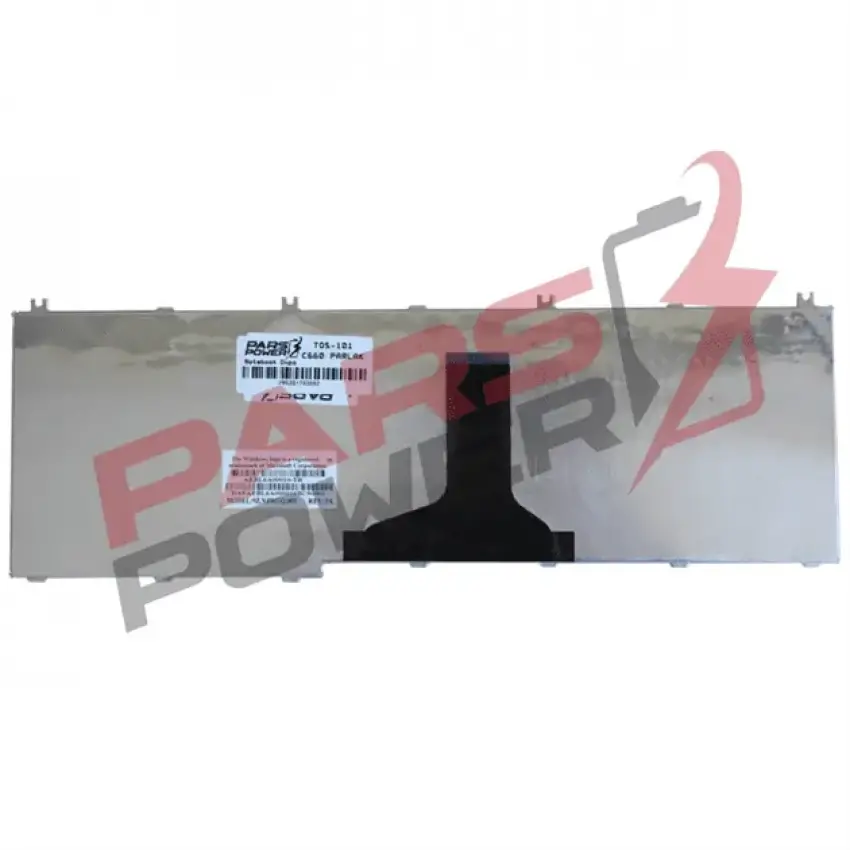 Toshiba Satellite C660-2TJ, C660-2TK Notebook Klavye Parlak (Siyah TR)