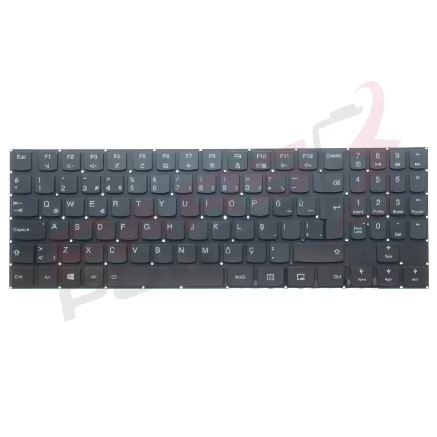 Lenovo Legion Y720-15IKBN Type 80VR Serisi Klavye Işıklı (Siyah TR)