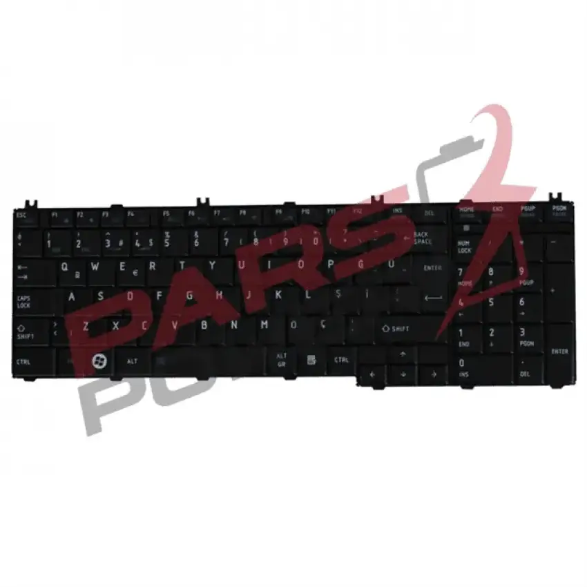 Toshiba Satellite L755-11J, L755-11K Notebook Klavye Parlak (Siyah TR)