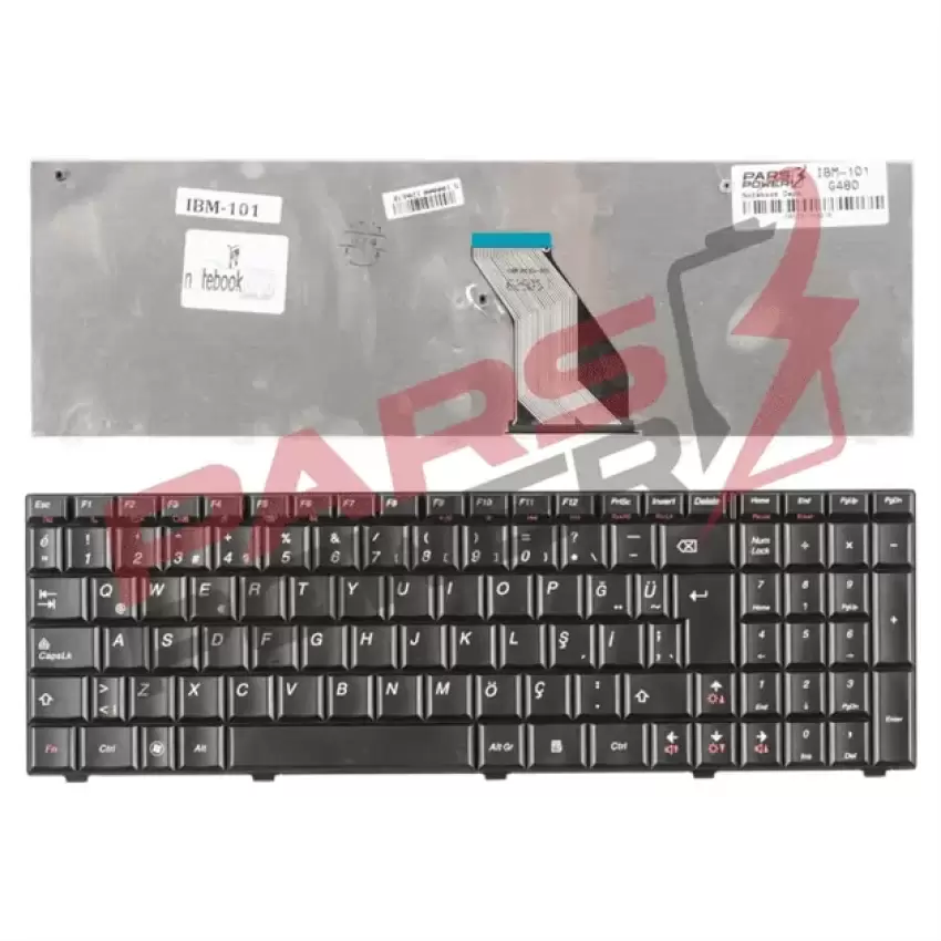 Lenovo ideaPad G560, G560A, G560E, G560G Notebook Klavye (Siyah TR)